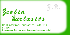 zsofia murlasits business card